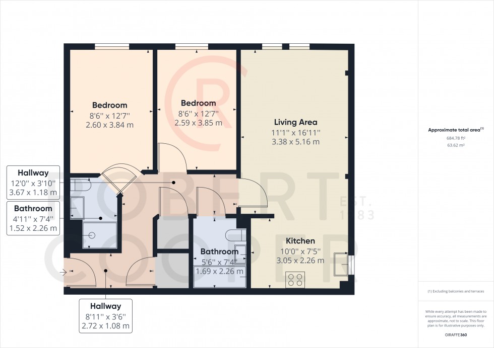 Floorplan for West End Road, Ruislip