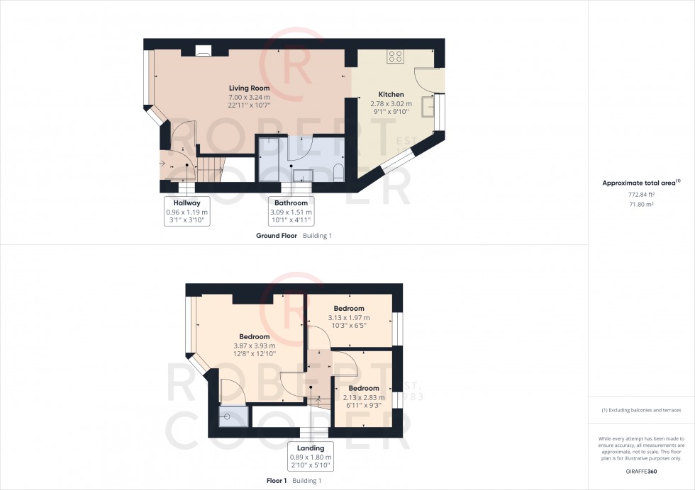 Floorplan for Royal Crescent, South Ruislip, Middlesex