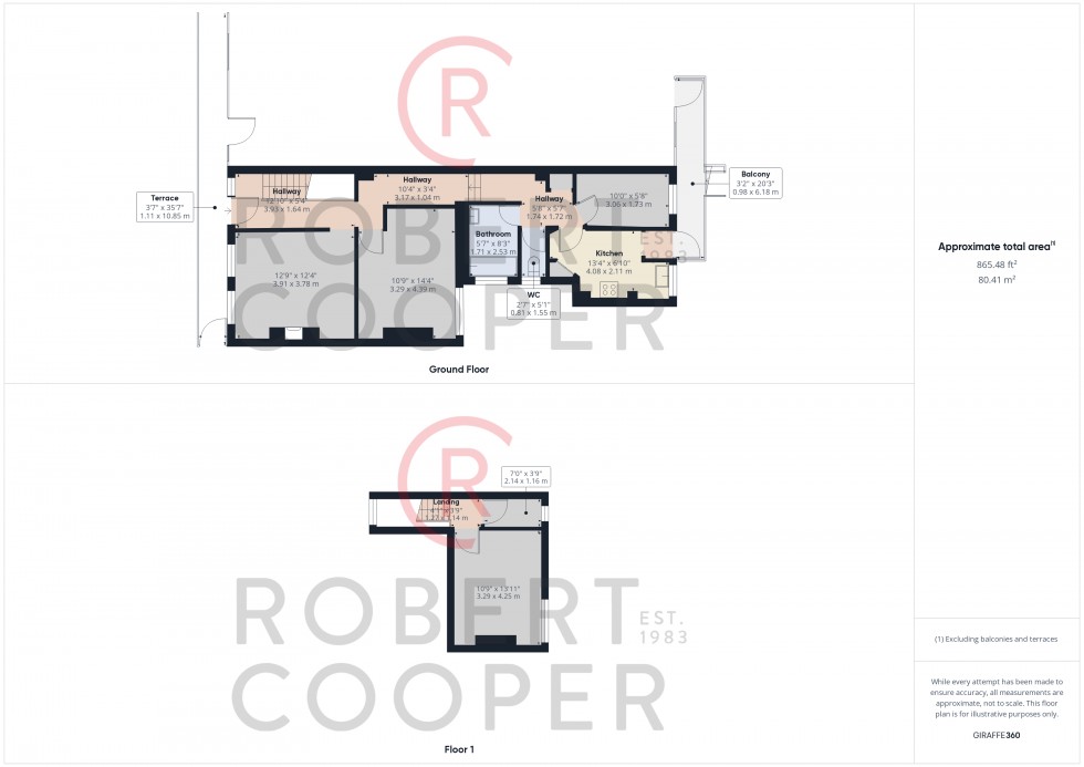 Floorplan for Field End Road, Pinner