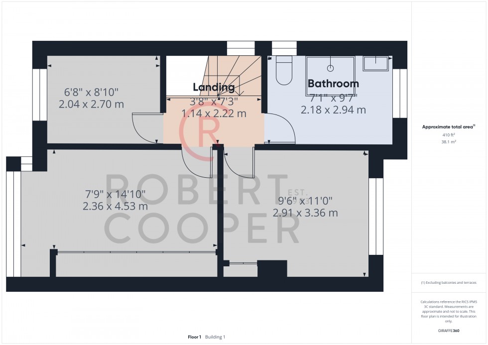 Floorplan for Collins Drive, Ruislip