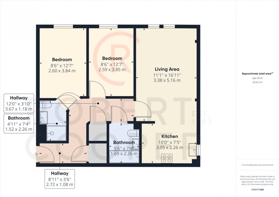 Floorplan for Langdale Court, Ruislip