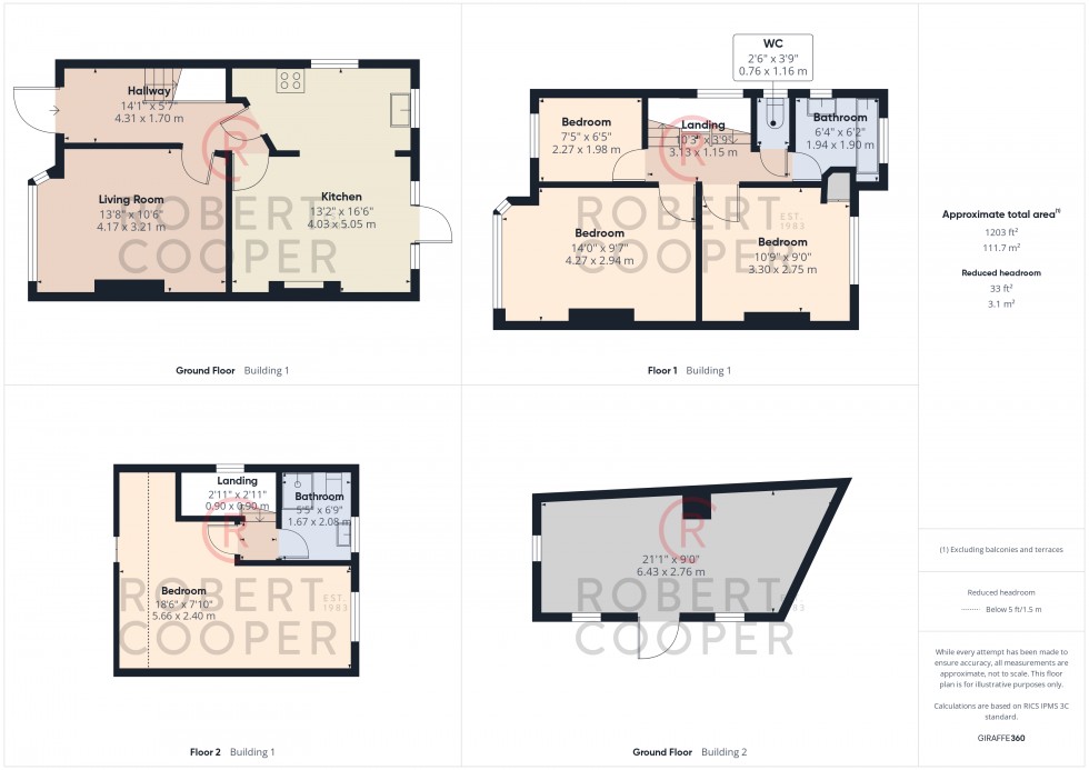 Floorplan for Collins Drive, Ruislip