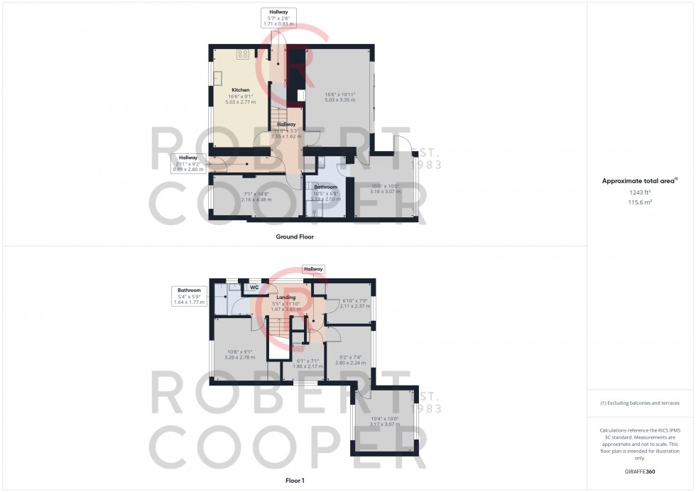 Floorplan for Peel Road, Harrow, Middlesex
