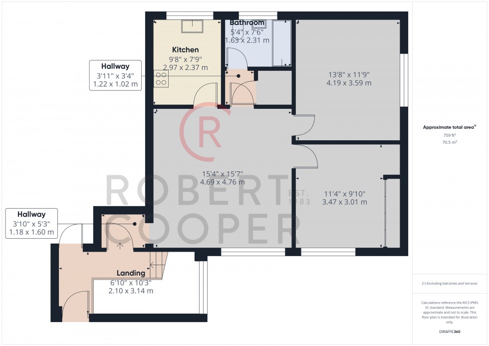 Floorplan for Victoria Road, Ruislip