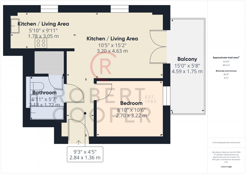 Floorplan for Station Approach, Ruislip