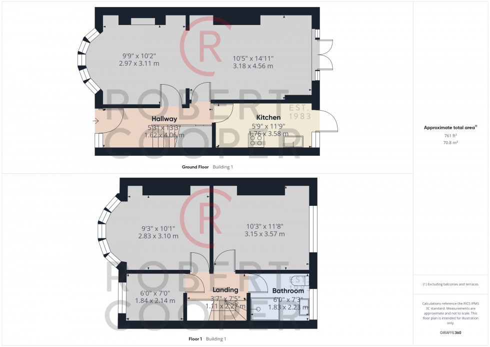 Floorplan for Malvern Avenue, Harrow