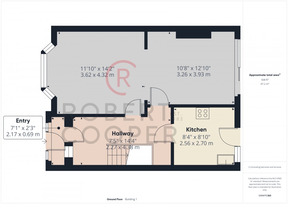 Floorplan for East Mead, Ruislip