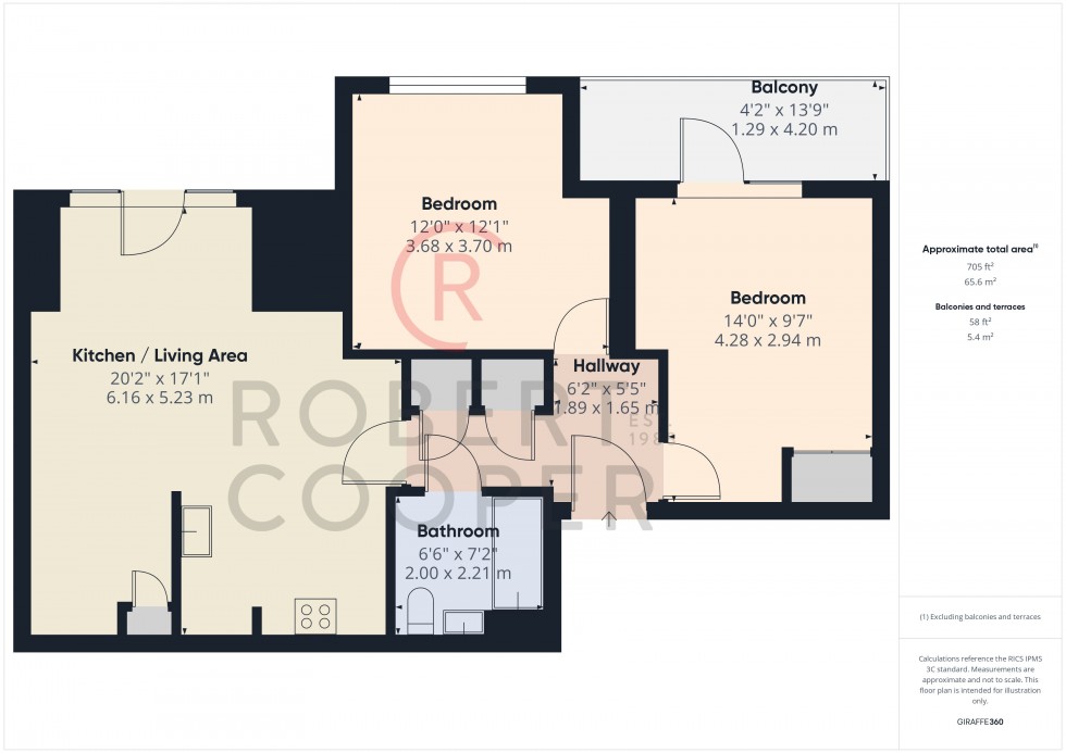 Floorplan for Whitton Avenue, Greenford