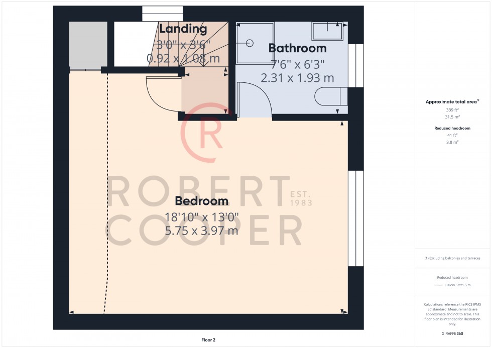 Floorplan for Edwards Avenue, Ruislip