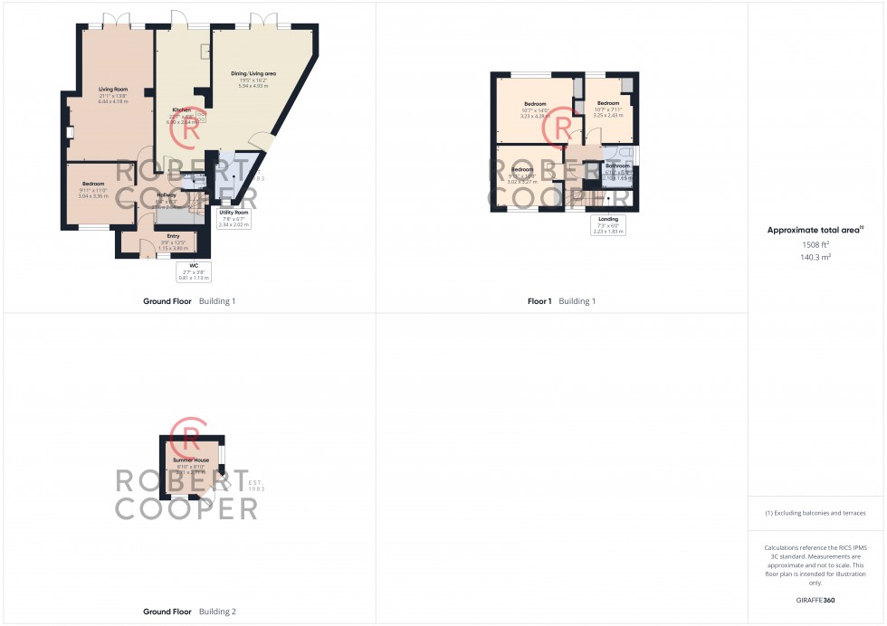 Floorplan for Coombe Drive, Eastcote